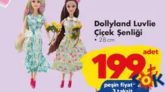 DOLLYLAND OYUNCAK BEBEK LUVLİE ÇİÇEK ŞENLİĞİ 28 CM fiyat ve kampanya bilgisi